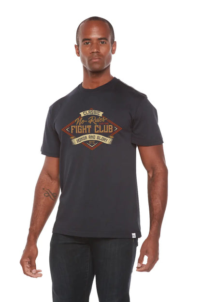 Fight Club Men's Bamboo Viscose/Organic Cotton Short Sleeve Graphic T-Shirt Spun Bamboo