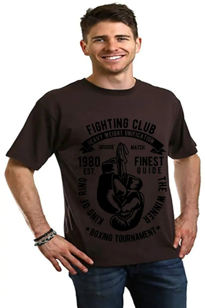 Fighting Club Men's Bamboo Viscose/Organic Cotton Short Sleeve Graphic T-Shirt Spun Bamboo