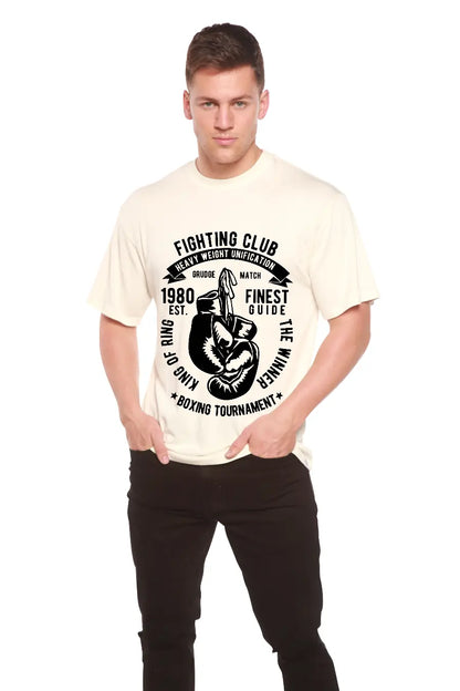 Fighting Club Men's Bamboo Viscose/Organic Cotton Short Sleeve Graphic T-Shirt Spun Bamboo