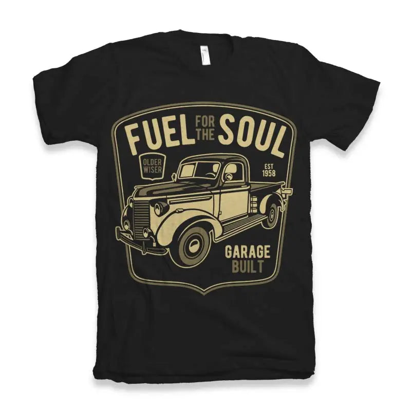 Fuel For The Soul Men's Bamboo Viscose/Organic Cotton Short Sleeve Graphic T-Shirt Spun Bamboo