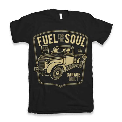 Fuel For The Soul Men's Bamboo Viscose/Organic Cotton Short Sleeve Graphic T-Shirt Spun Bamboo
