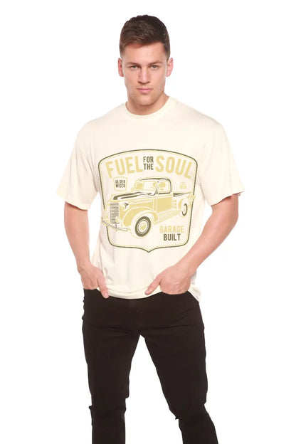 Fuel For The Soul Men's Bamboo Viscose/Organic Cotton Short Sleeve Graphic T-Shirt Spun Bamboo