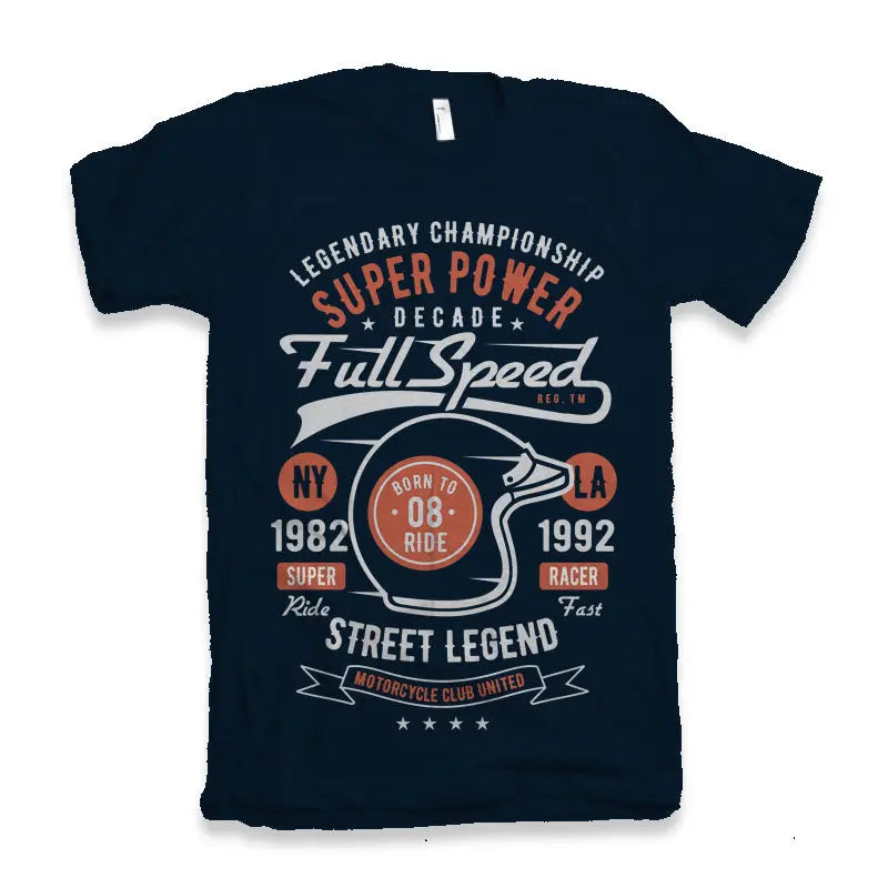 Full Speed Super Men's Bamboo Viscose/Organic Cotton Short Sleeve Graphic T-Shirt Spun Bamboo