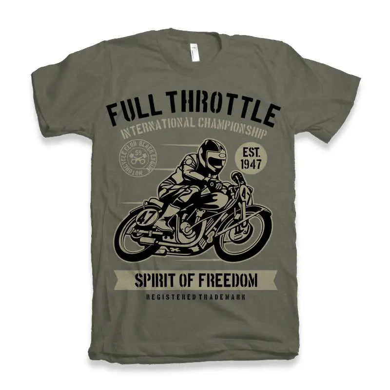 Fuul Throttle Men's Bamboo Viscose/Organic Cotton Short Sleeve Graphic T-Shirt Spun Bamboo
