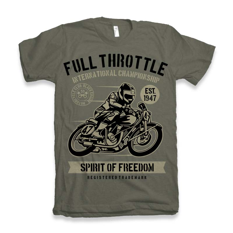 Fuul Throttle Men's Bamboo Viscose/Organic Cotton Short Sleeve Graphic T-Shirt Spun Bamboo