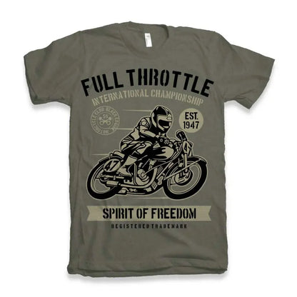 Fuul Throttle Men's Bamboo Viscose/Organic Cotton Short Sleeve Graphic T-Shirt Spun Bamboo