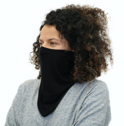 Spun Bamboo X-Large Unisex Multi-Purpose 2-Ply Reversible Neck Gaiter - Breathable, Silky Soft, Ultra Comfortable Ski Wear Spun Bamboo