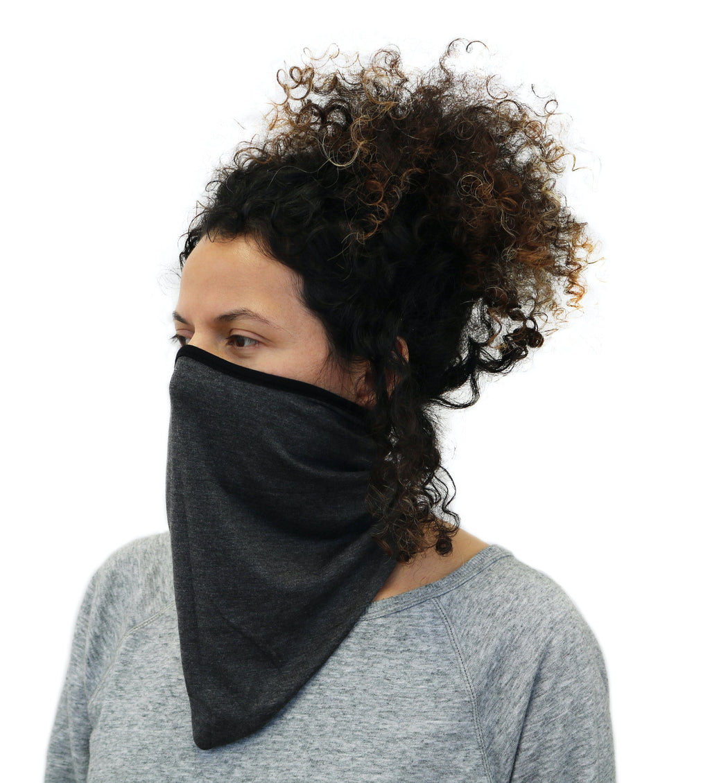 Spun Bamboo X-Large Unisex Multi-Purpose 2-Ply Reversible Neck Gaiter - Breathable, Silky Soft, Ultra Comfortable Ski Wear Spun Bamboo
