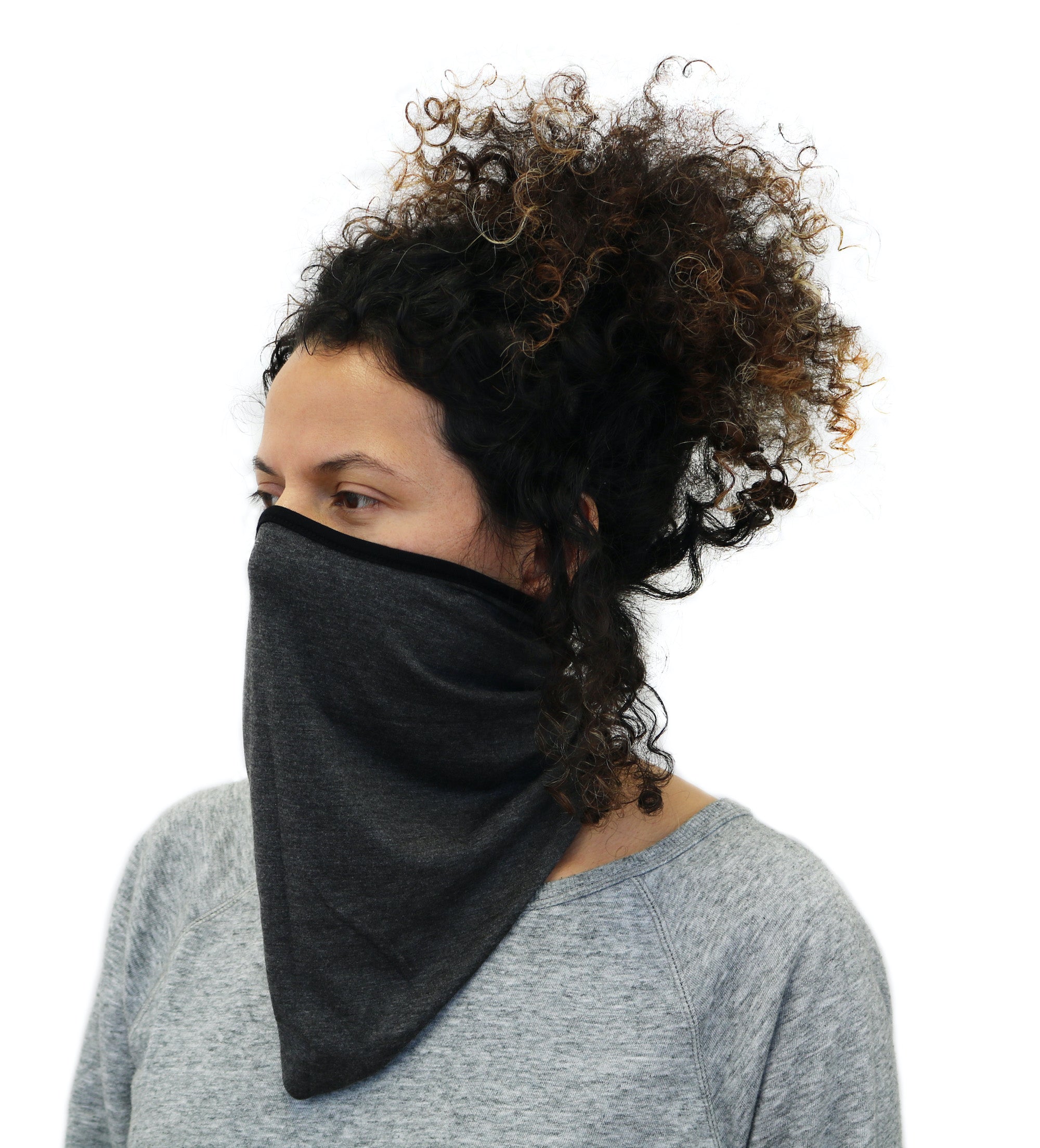 Spun Bamboo X-Large Unisex Multi-Purpose 2-Ply Reversible Neck Gaiter - Breathable, Silky Soft, Ultra Comfortable Ski Wear Spun Bamboo