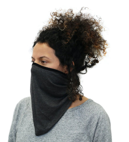 Spun Bamboo X-Large Unisex Multi-Purpose 2-Ply Reversible Neck Gaiter - Breathable, Silky Soft, Ultra Comfortable Ski Wear Spun Bamboo