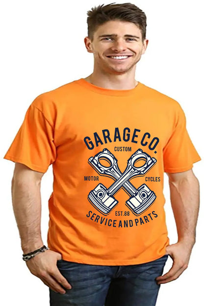 Garage Co Men's Bamboo Viscose/Organic Cotton Short Sleeve Graphic T-Shirt Spun Bamboo