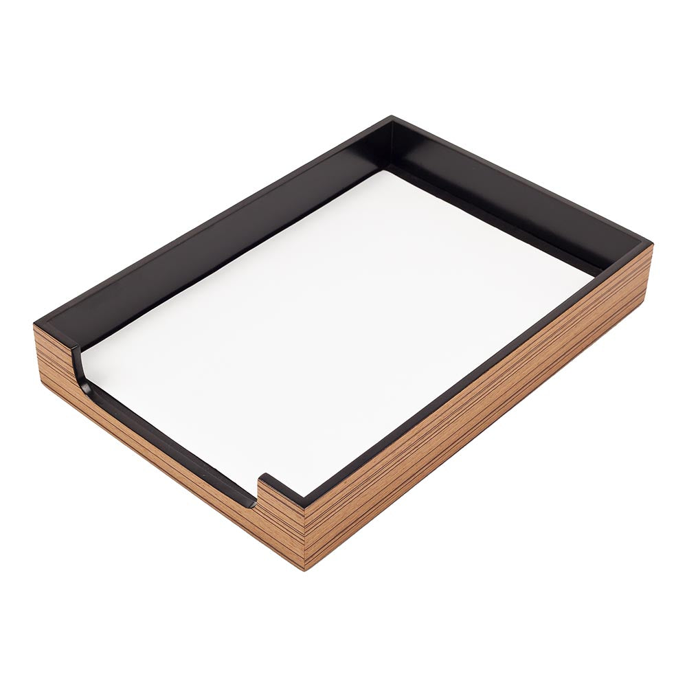 MOOG Zebrona Leather Desk Set-Brown- 11 PCS Moogdesk