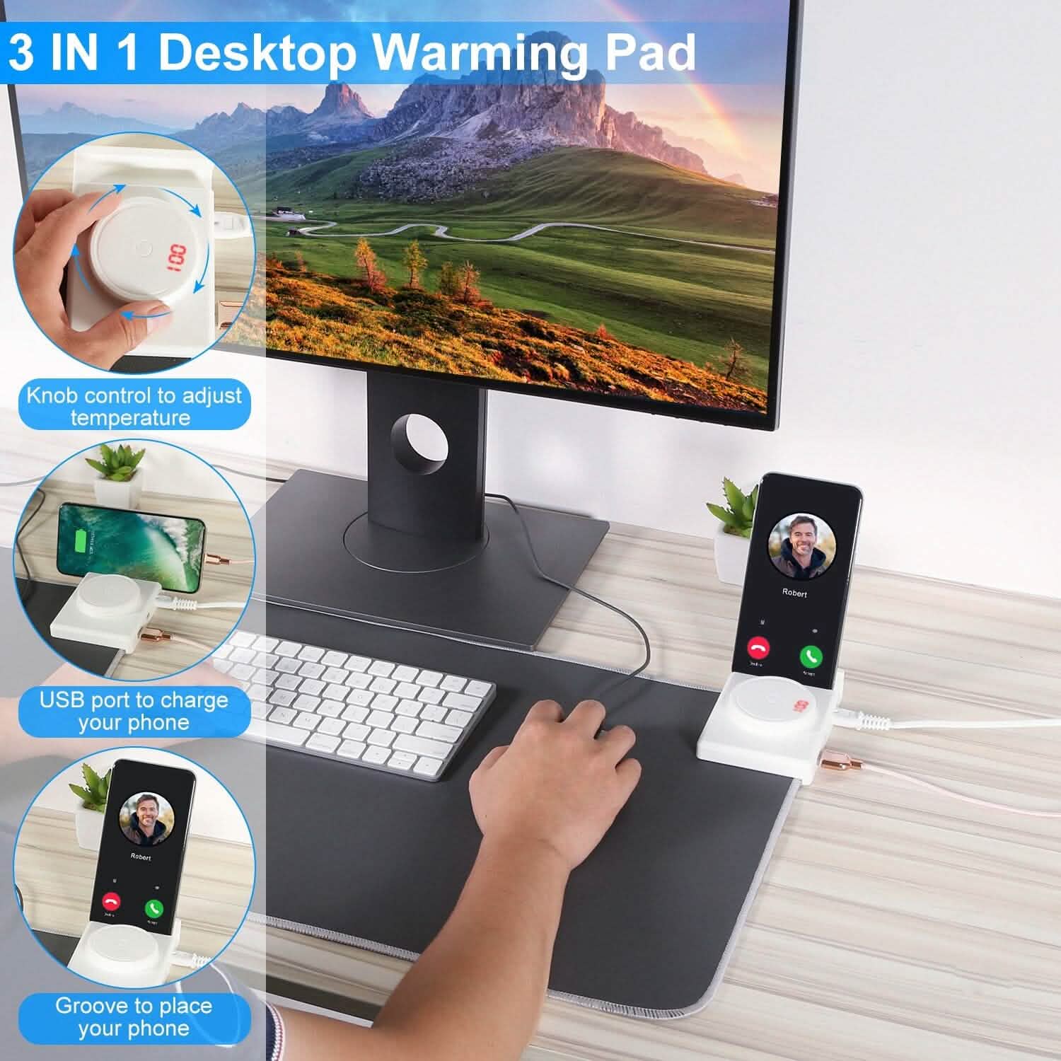 Heated Gaming Mouse Pad Large DailySale