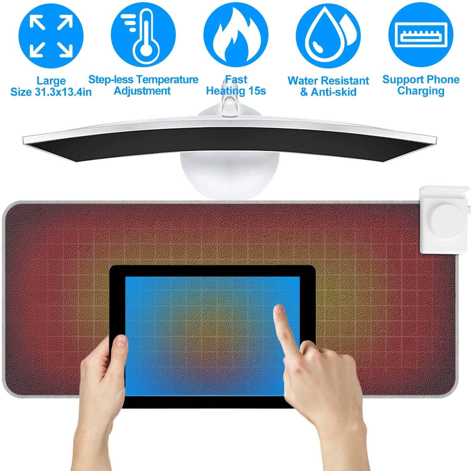Heated Gaming Mouse Pad Large DailySale