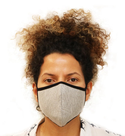 X Large Triple Layer Breathable Bamboo Viscose Face Mask with String Ties Spun Bamboo