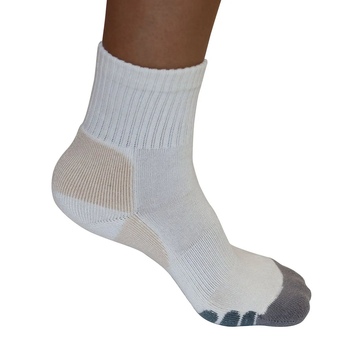 Clearance High Performance 2/4 Crew Bamboo Viscose Socks in Small Spun Bamboo