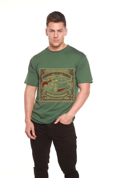 Hot Rod Men's Bamboo Viscose/Organic Cotton Short Sleeve Graphic T-Shirt Spun Bamboo