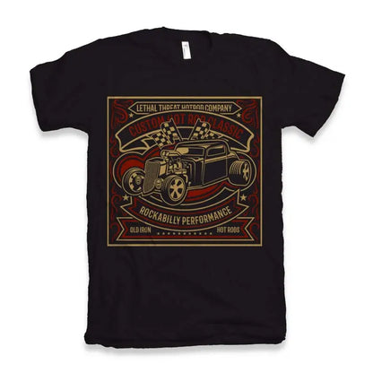 Hot Rod Men's Bamboo Viscose/Organic Cotton Short Sleeve Graphic T-Shirt Spun Bamboo