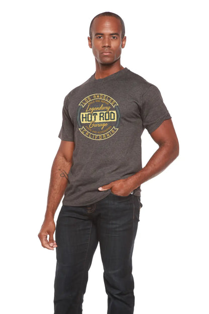 HOT ROO Men's Bamboo Viscose/Organic Cotton Short Sleeve Graphic T-Shirt Spun Bamboo