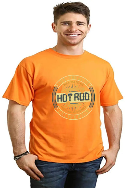 HOT ROO Men's Bamboo Viscose/Organic Cotton Short Sleeve Graphic T-Shirt Spun Bamboo