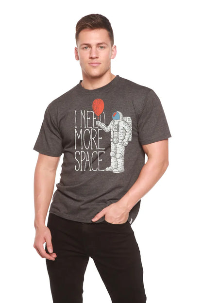 I need more space Men's Bamboo Viscose/Organic Cotton Short Sleeve Graphic T-Shirt Spun Bamboo