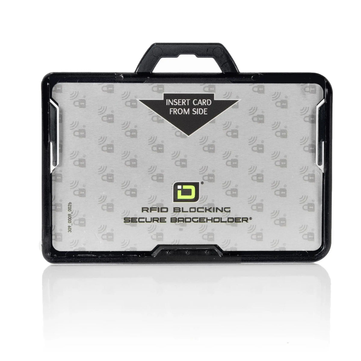 Secure Badge Holder BloxProx ™ Lite LANDSCAPE - Protects 125Khz HID Prox - 1 ID Card Holder ID Stronghold