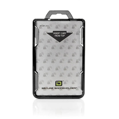 Secure Badge Holder BloxProx™ Lite PORTRAIT - Protects 125Khz HID Prox - 1 ID Card Holder ID Stronghold