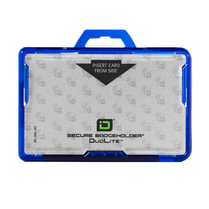 Secure Badge Holder DuoLite ® Horizontal  2 ID Card Holder ID Stronghold