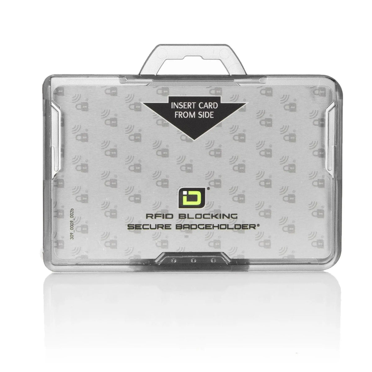 Secure Badge Holder BloxProx ™ Lite LANDSCAPE - Protects 125Khz HID Prox - 1 ID Card Holder ID Stronghold