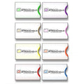 RFID Blocking Honeycomb Design Credit Card Sleeves - 8 Pack ID Stronghold