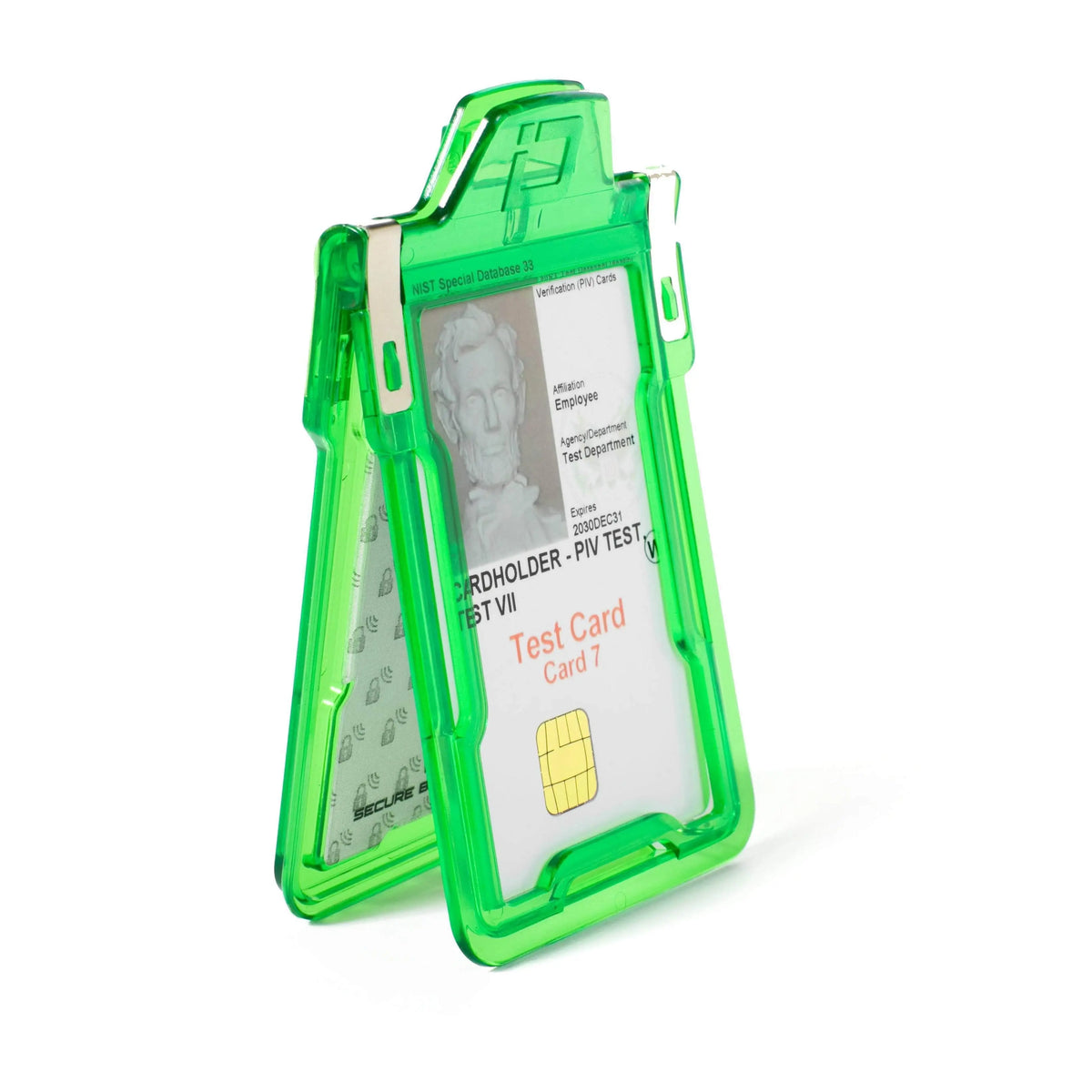 Secure Badge Holder Classic with BloxProx™ - Protects 125Khz HID Prox 1 ID Card Holder ID Stronghold