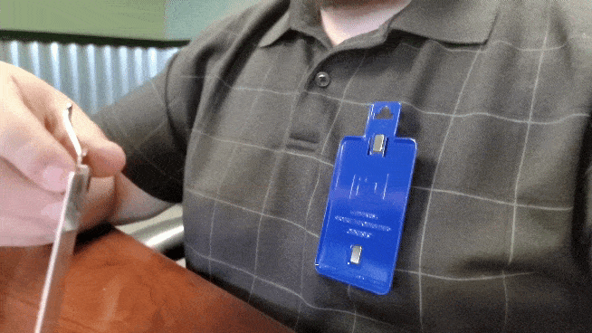 All Metal Magnetic Badge Holder - RFID Secure Badge Holder Genesis™ with BloxProx™ ID Stronghold