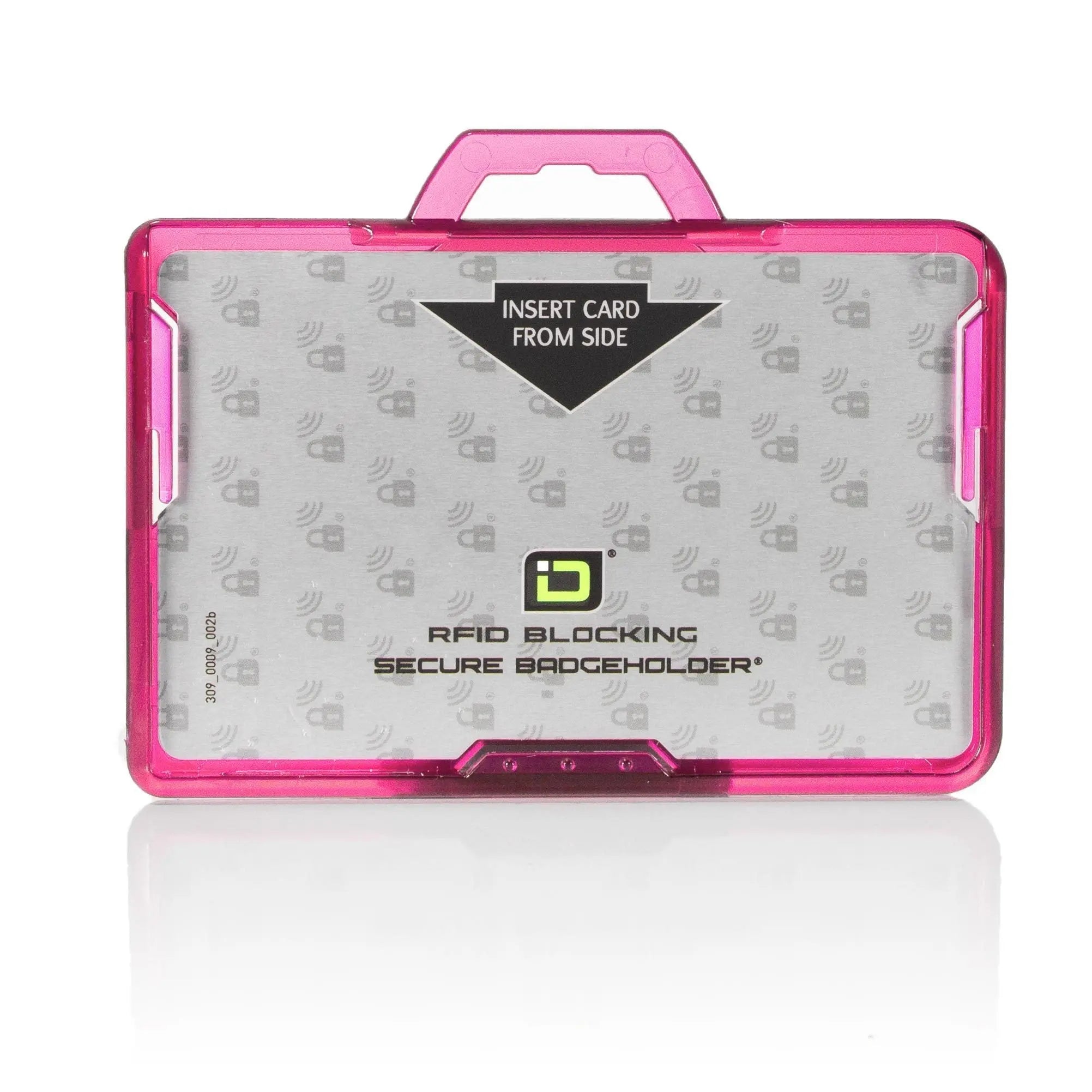 Secure Badge Holder BloxProx ™ Lite LANDSCAPE - Protects 125Khz HID Prox - 1 ID Card Holder ID Stronghold
