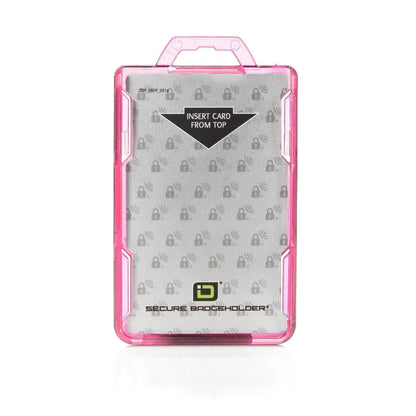 Secure Badge Holder BloxProx™ Lite PORTRAIT - Protects 125Khz HID Prox - 1 ID Card Holder ID Stronghold