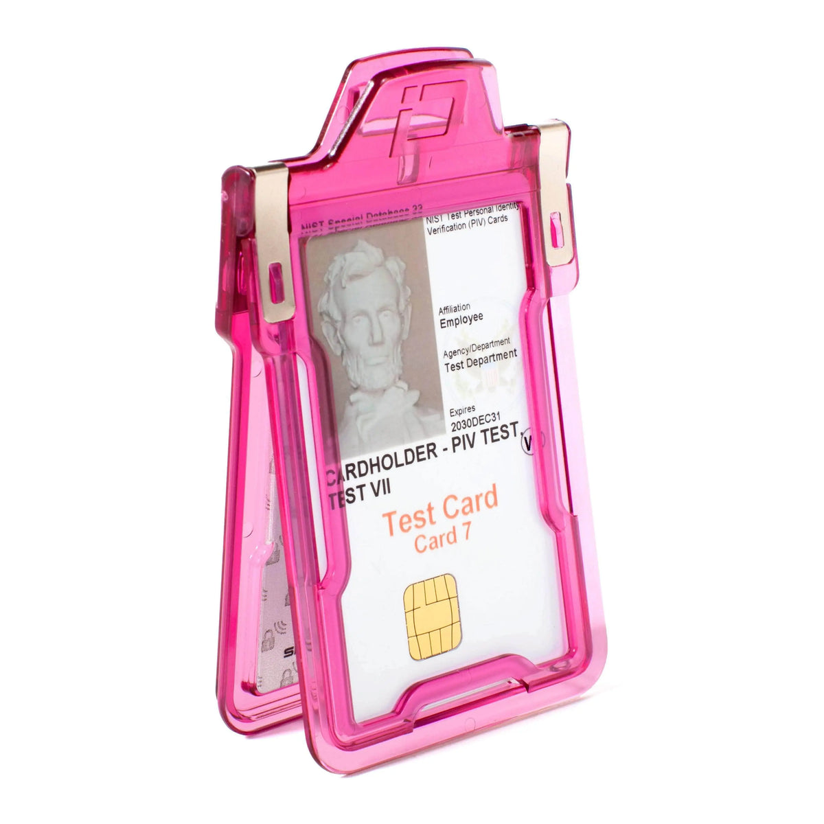 Secure Badge Holder Classic with BloxProx™ - Protects 125Khz HID Prox 1 ID Card Holder ID Stronghold