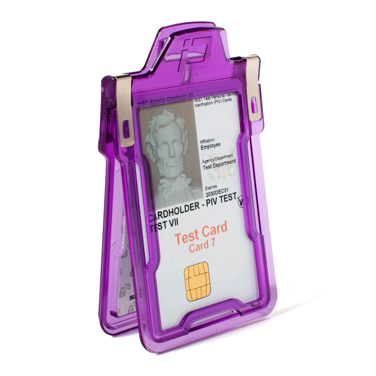 Secure Badge Holder Classic with BloxProx™ - Protects 125Khz HID Prox 1 ID Card Holder ID Stronghold