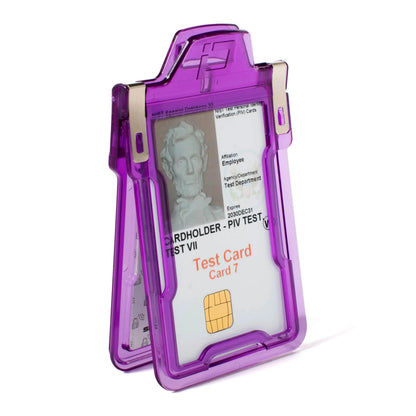 Secure Badge Holder Classic with BloxProx™ - Protects 125Khz HID Prox 1 ID Card Holder ID Stronghold
