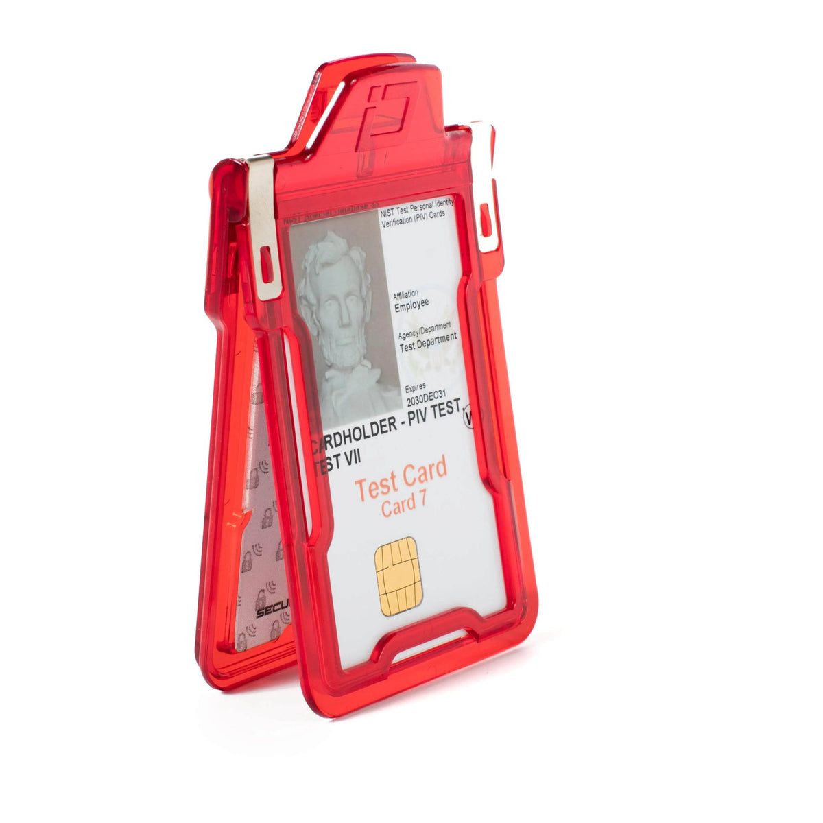 Secure Badge Holder Classic with BloxProx™ - Protects 125Khz HID Prox 1 ID Card Holder ID Stronghold