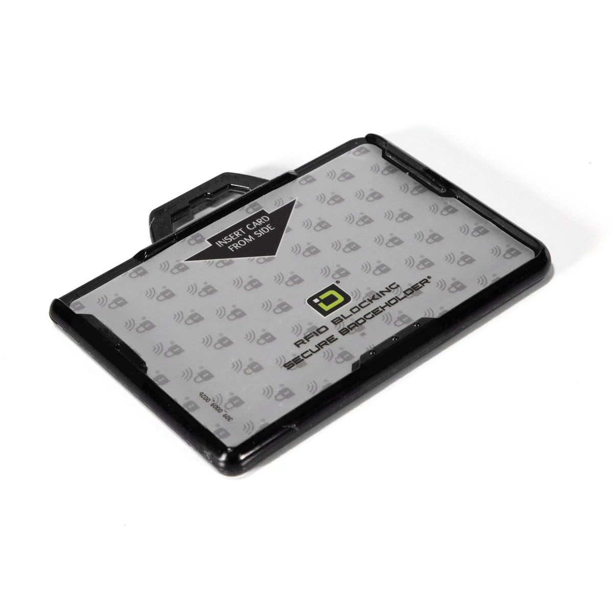 Secure Badge Holder BloxProx ™ Lite LANDSCAPE - Protects 125Khz HID Prox - 1 ID Card Holder ID Stronghold