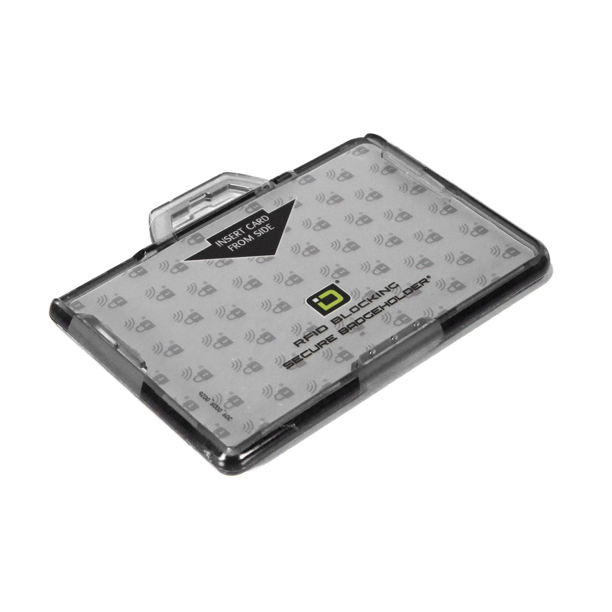 Secure Badge Holder BloxProx ™ Lite LANDSCAPE - Protects 125Khz HID Prox - 1 ID Card Holder ID Stronghold