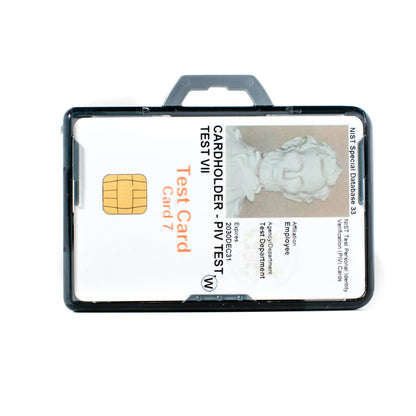 Secure Badge Holder DuoLite ® Horizontal  2 ID Card Holder ID Stronghold