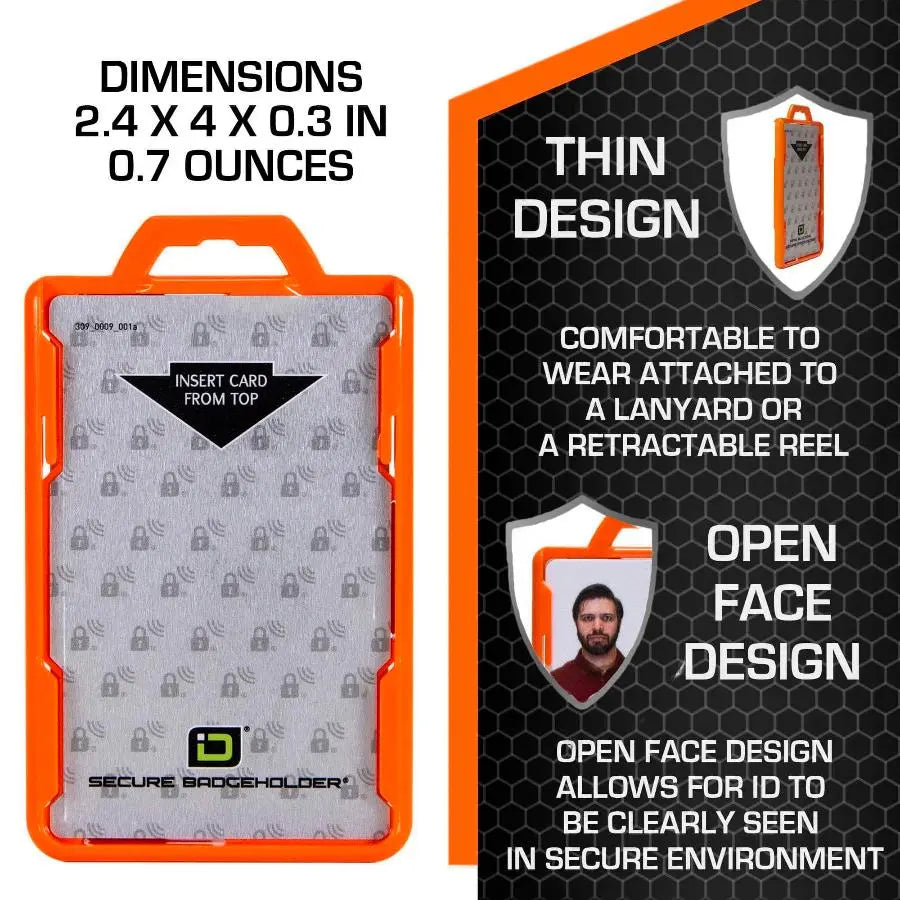 Secure Badge Holder DuoLite ® Vertical 2 ID Card Holder ID Stronghold