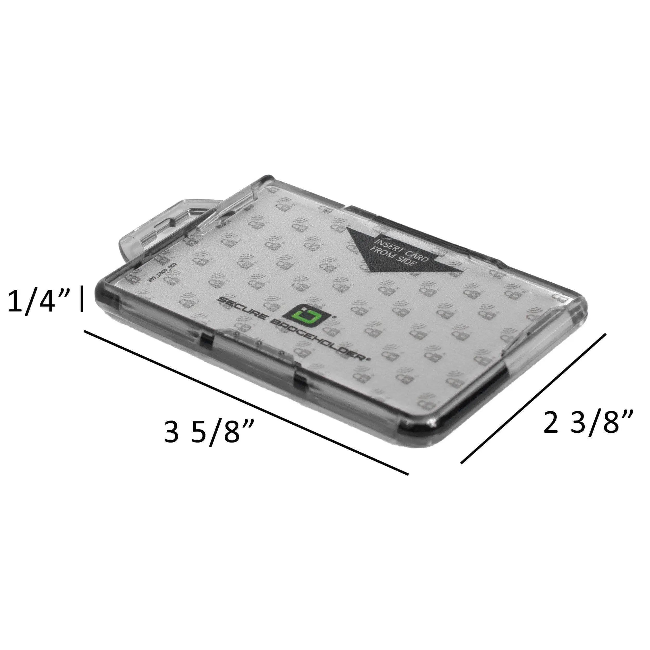 Secure Badge Holder Duolite ® Vertical 2 ID Card Holder, and Lanyard Bundle ID Stronghold