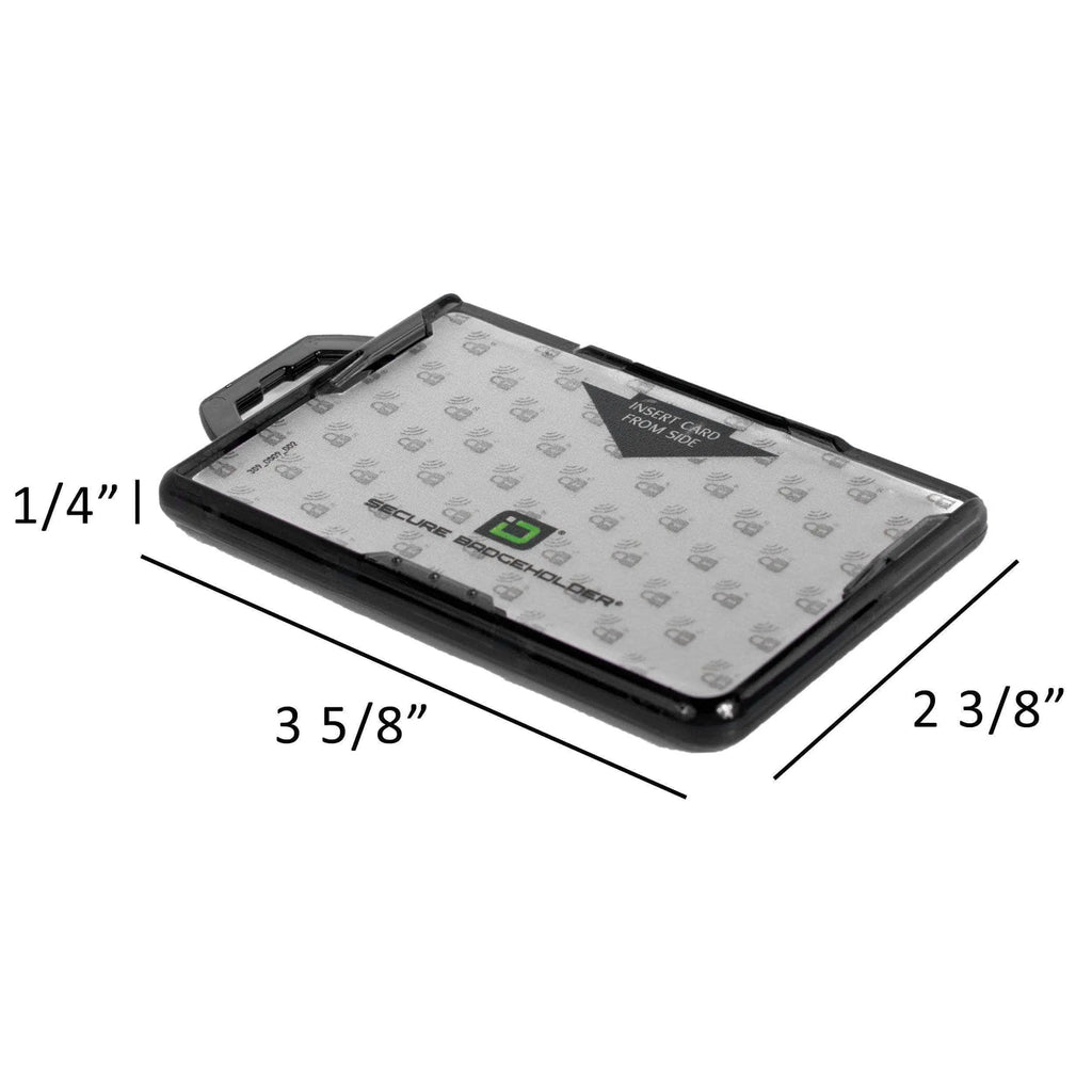 Secure Badge Holder Duolite ® Vertical 2 ID Card Holder, and Lanyard Bundle ID Stronghold