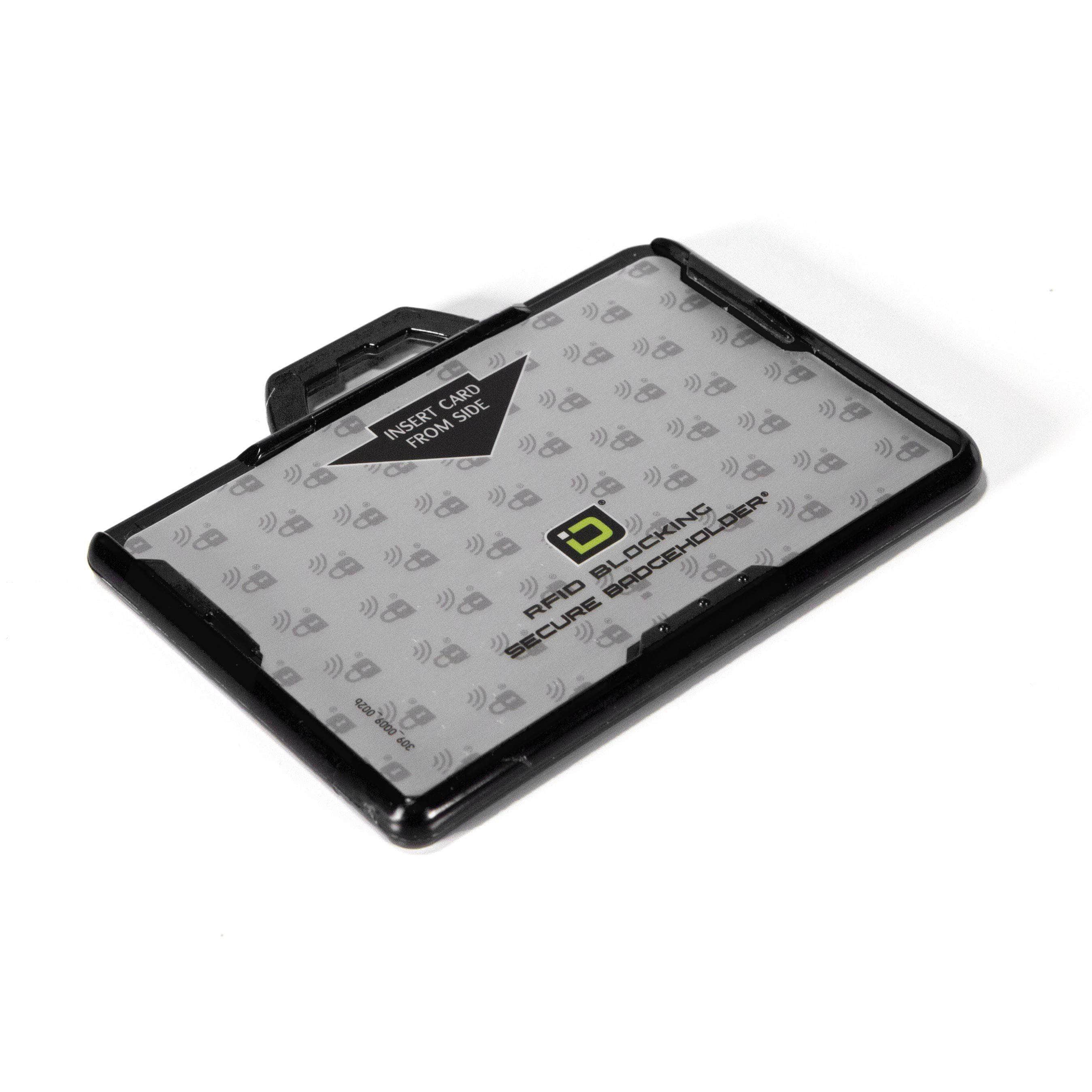 Secure Badge Holder Lite ™ Landscape 1 ID Card Holder ID Stronghold