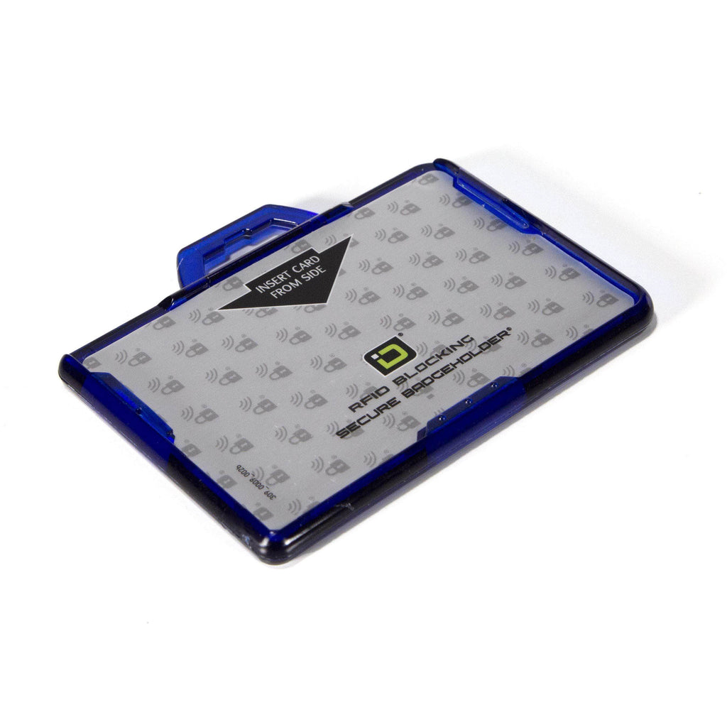 Secure Badge Holder Lite ™ Landscape 1 ID Card Holder ID Stronghold
