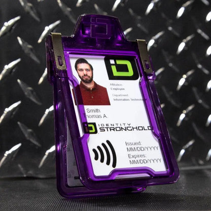 Secure Badge Holder Classic with BloxProx™ - Protects 125Khz HID Prox 1 ID Card Holder ID Stronghold