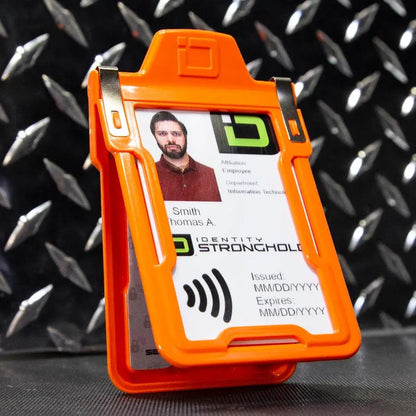 Secure Badge Holder Classic with BloxProx™ - Protects 125Khz HID Prox 1 ID Card Holder ID Stronghold