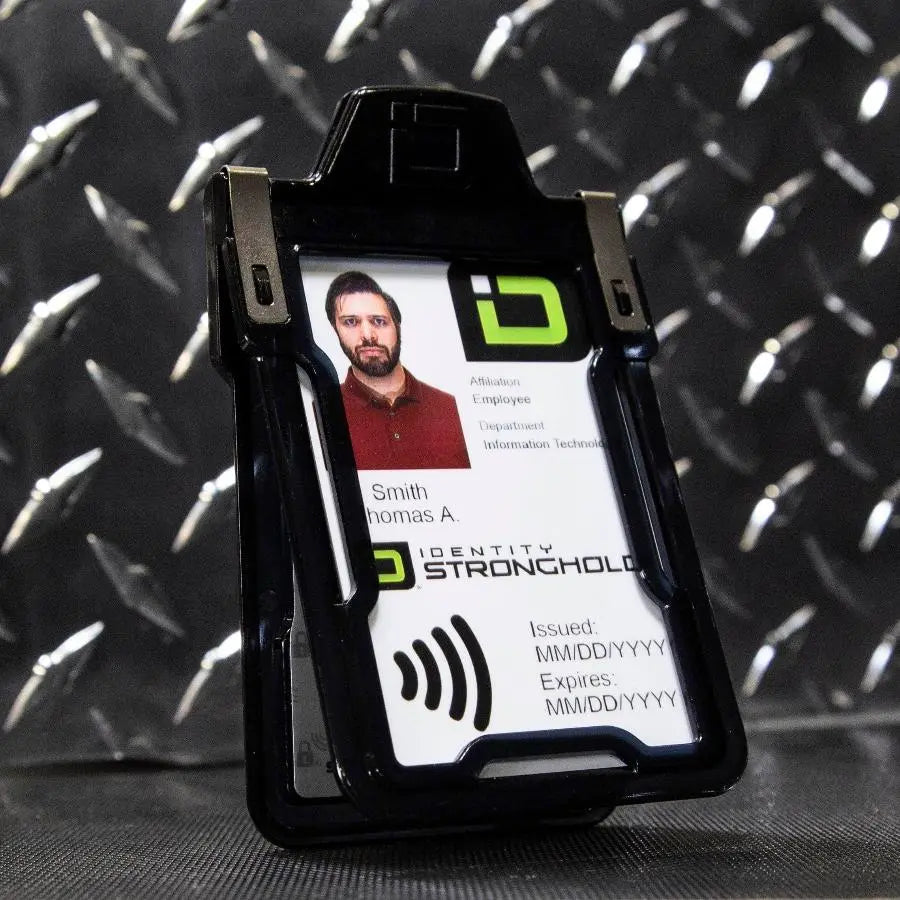 Secure Badge Holder Classic with BloxProx™ - Protects 125Khz HID Prox 1 ID Card Holder ID Stronghold
