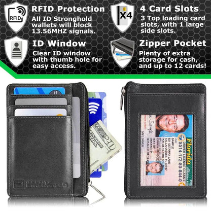 RFID Secure Ultimate Mini Wallet ID Stronghold